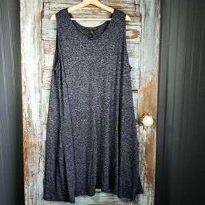 Elegant Navy Blue Sleeveless Dress